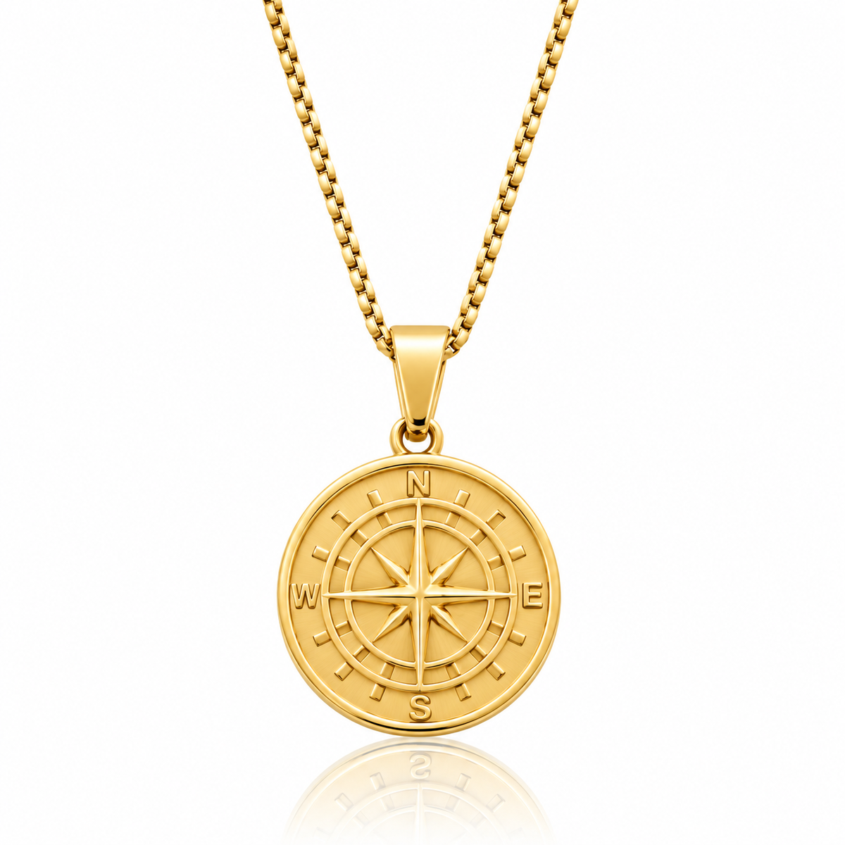 COMPASS PENDENT (18K GOLD)