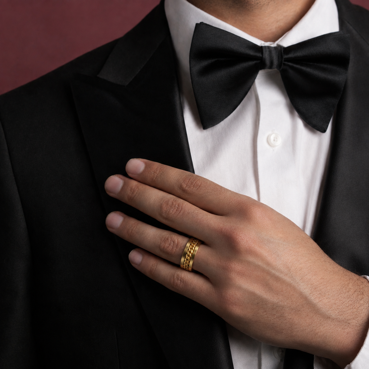 CHAIN RING (18K GOLD)
