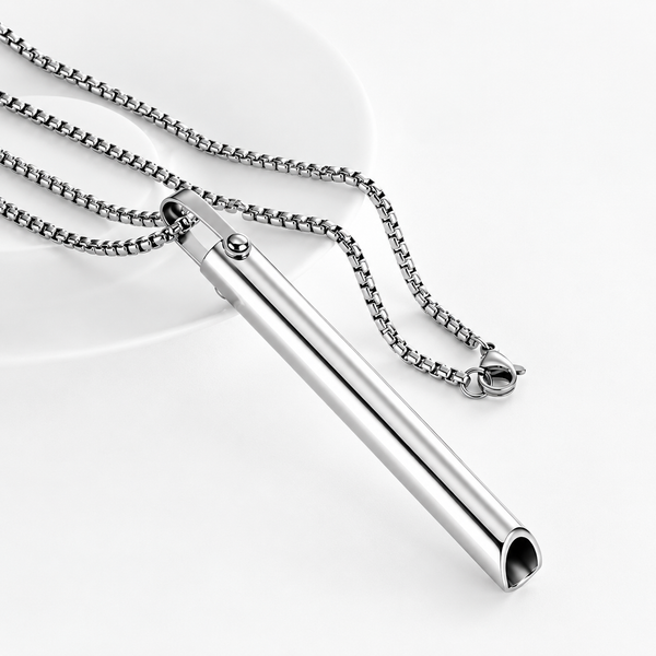 ANXIETY PENDENT(SILVER - BLACK)