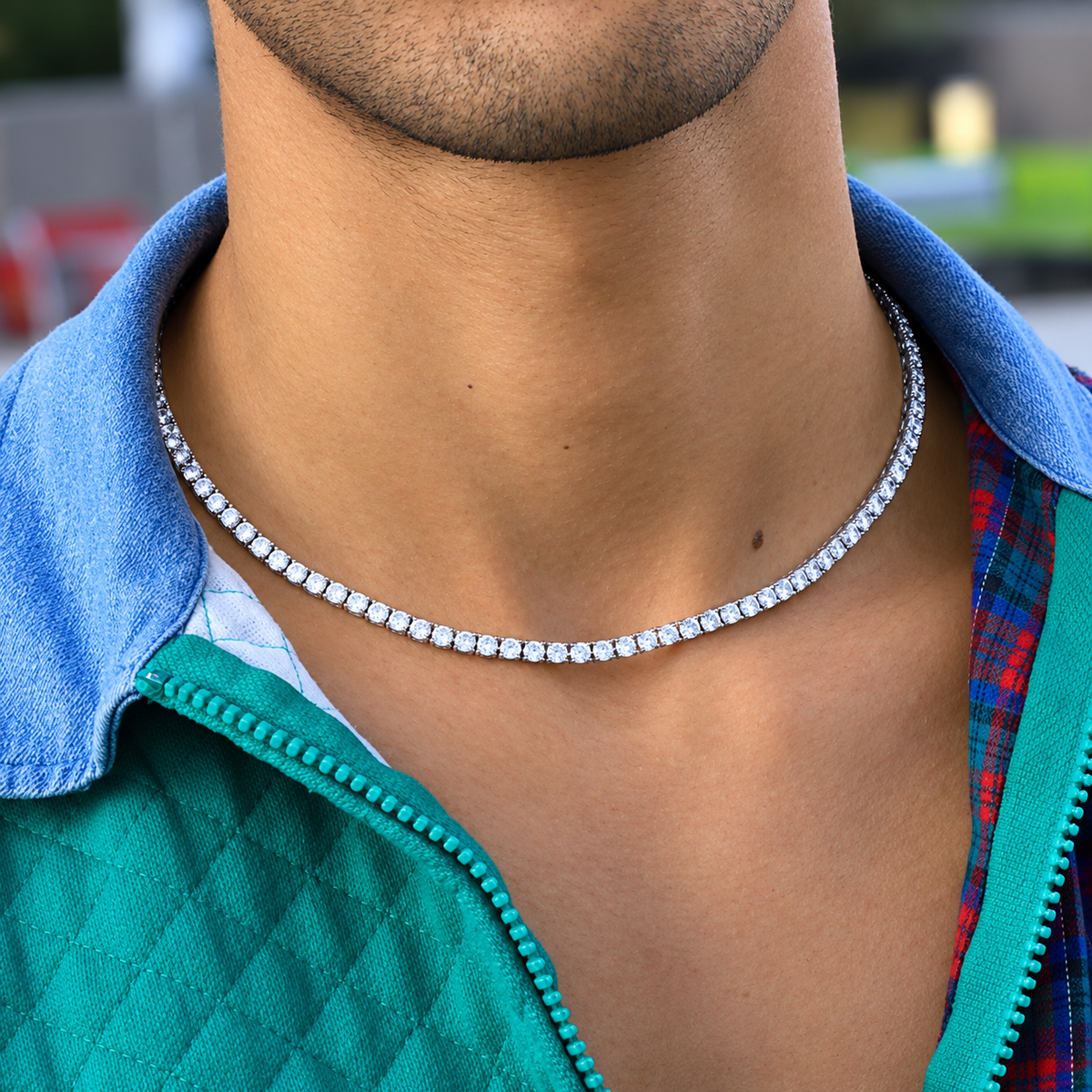 ICED NECKLACE (SILVER)