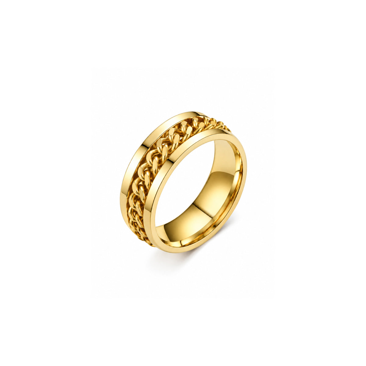 CHAIN RING (18K GOLD)